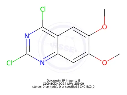 Chemical structure of Doxazosin EP Impurity E
