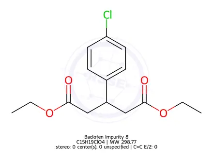 Chemical structure of Baclofen Impurity 8