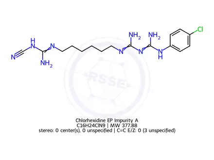 Chemical structure of Chlorhexidine EP Impurity A