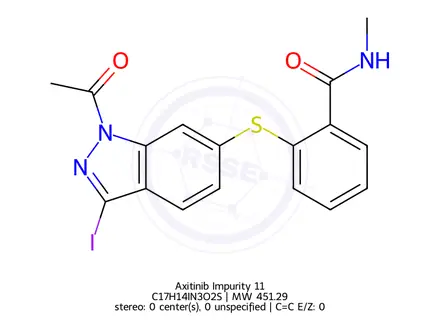 Chemical structure of Axitinib Impurity 11