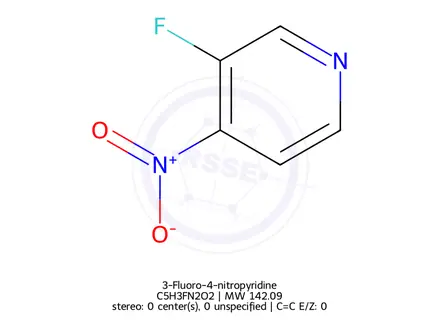 Chemical structure of 3-Fluoro-4-nitropyridine