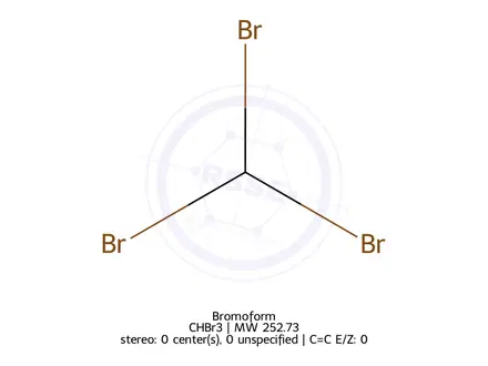 Chemical structure of Bromoform