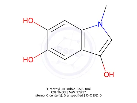Chemical structure of 1-Methyl-1H-indole-3,5,6-triol