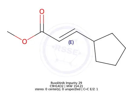 Chemical structure of Ruxolitinib Impurity 29