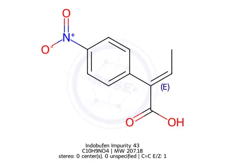 Chemical structure of Indobufen Impurity 43