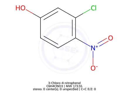Chemical structure of 3-Chloro-4-nitrophenol