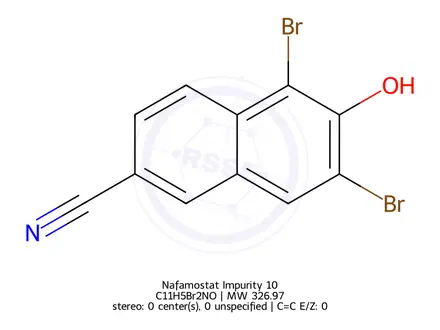 Chemical structure of Nafamostat Impurity 10