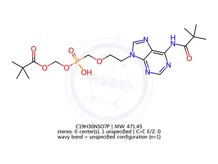 Chemical structure of Adefovir Impurity 8