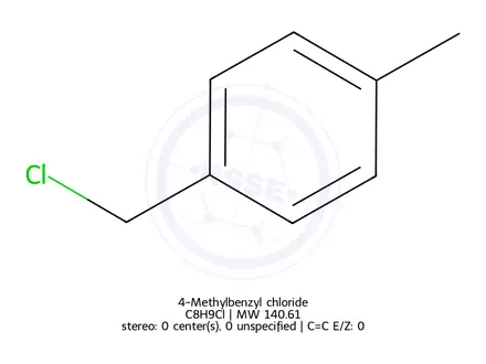 Chemical structure of 4-Methylbenzyl chloride