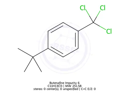 Chemical structure of Butenafine Impurity 4