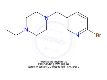 Chemical structure of Abemaciclib Impurity 39