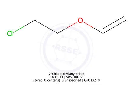 Chemical structure of 2-Chloroethylvinyl ether