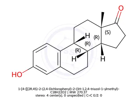 Chemical structure of Itraconazole Impurity 27