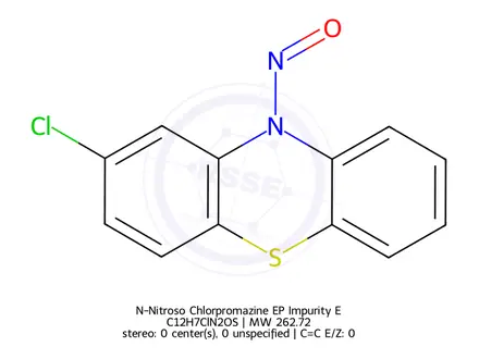 Chemical structure of 2-Chloro-10-nitroso-10H-phenothiazine