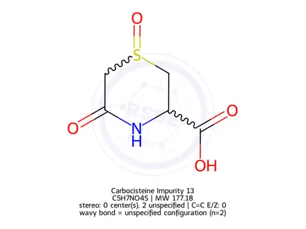 Chemical structure of Carbocisteine Impurity 13