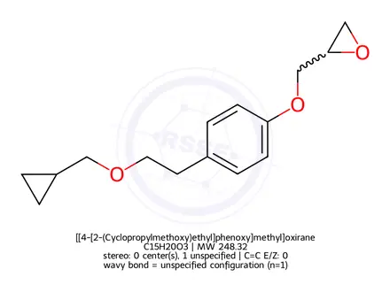 Chemical structure of Betaxolol EP Impurity C