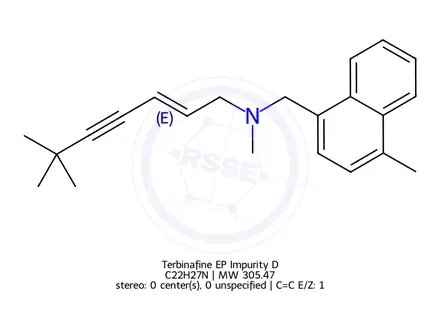 Chemical structure of Terbinafine EP Impurity D