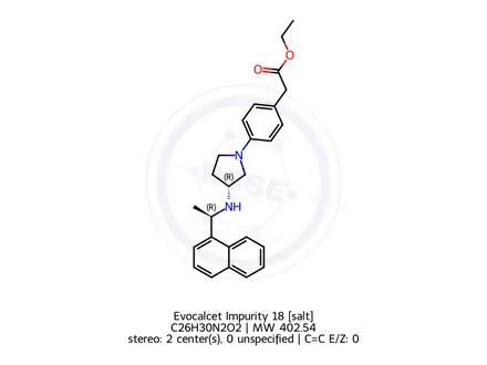 Chemical structure of Evocalcet Impurity 18