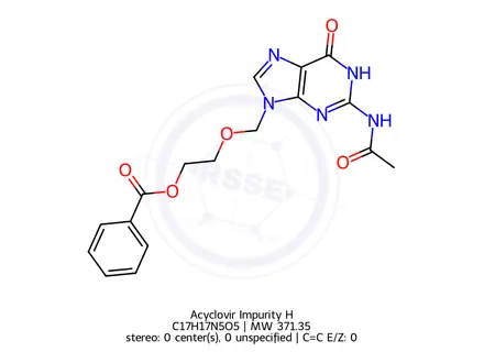 Chemical structure of Acyclovir Impurity H
