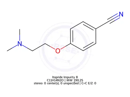 Chemical structure of 4-[2-(Dimethylamino)ethoxy]benzonitrile