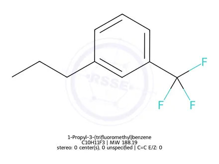 Chemical structure of 1-Propyl-3-(trifluoromethyl)benzene