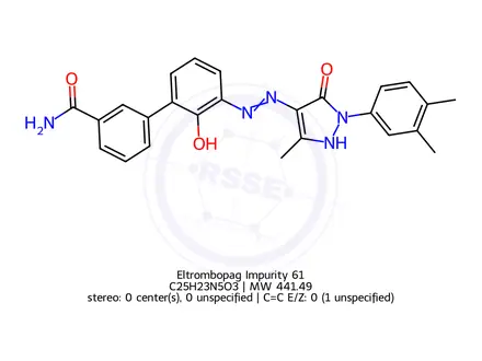 Chemical structure of Eltrombopag Impurity 5