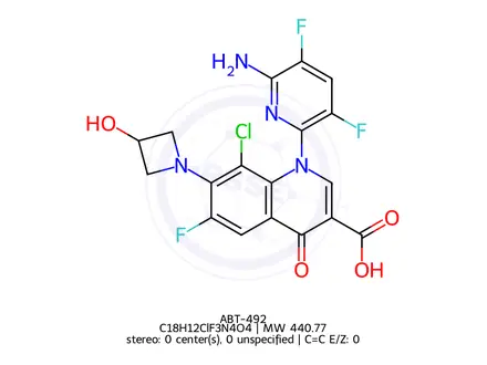 Chemical structure of ABT-492