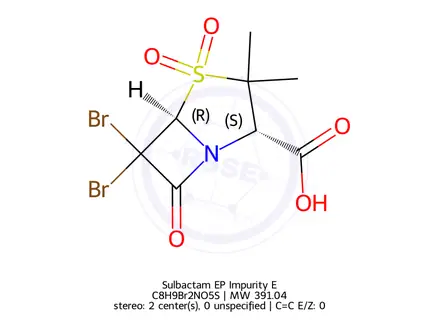 Chemical structure of Sulbactam EP Impurity E