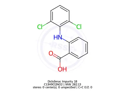 Chemical structure of Diclofenac Impurity 18