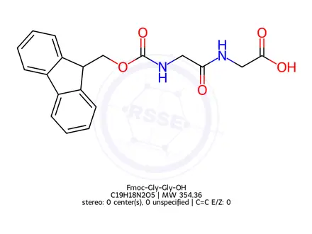 Chemical structure of Fmoc-Gly-Gly-OH