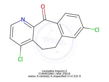 Chemical structure of Loratadine Impurity J