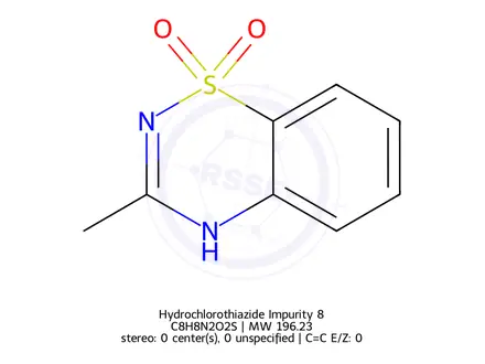 Chemical structure of Hydrochlorothiazide Impurity 8
