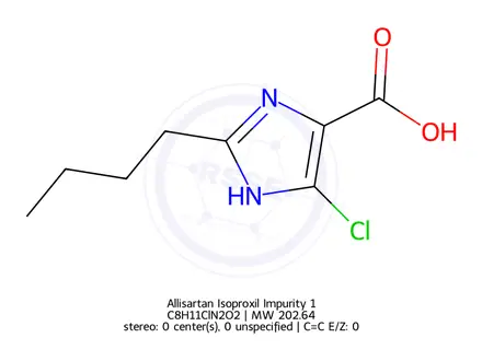 Chemical structure of Allisartan Isoproxil Impurity 1