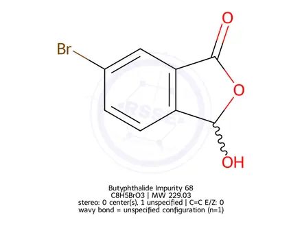 Chemical structure of Butyphthalide Impurity 68