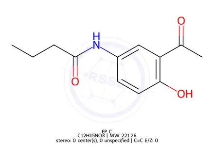 Chemical structure of Acebutolol EP Impurity C