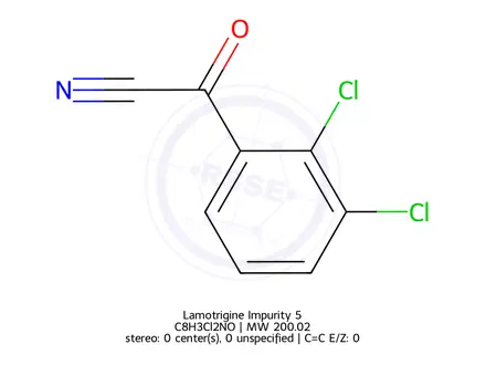 Chemical structure of Lamotrigine Impurity 5