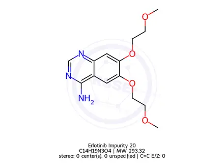 Chemical structure of Erlotinib Impurity 20