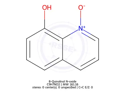 Chemical structure of 8-Quinolinol N-oxide