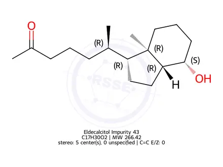 Chemical structure of Eldecalcitol Impurity 43