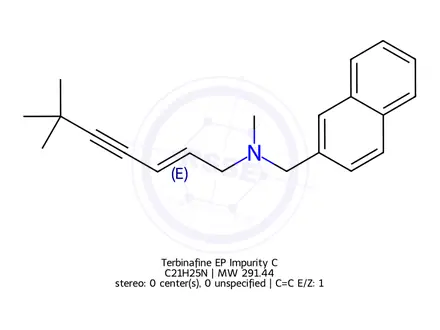 Chemical structure of Terbinafine EP Impurity C