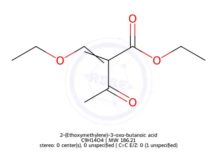 Chemical structure of 2-(Ethoxymethylene)-3-oxo-butanoic acid