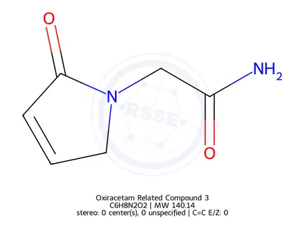 Chemical structure of Oxiracetam Related Compound 3