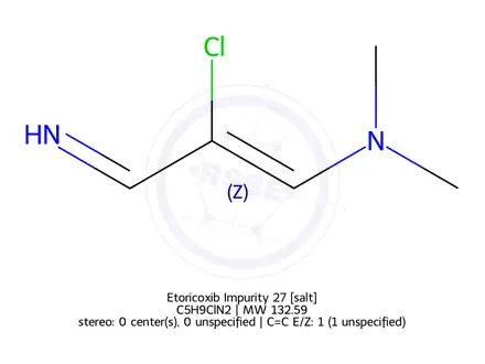 Chemical structure of Etoricoxib Impurity 12