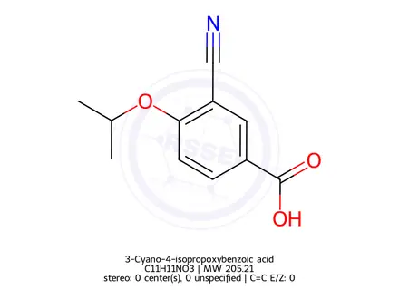Chemical structure of 3-Cyano-4-isopropoxybenzoic acid