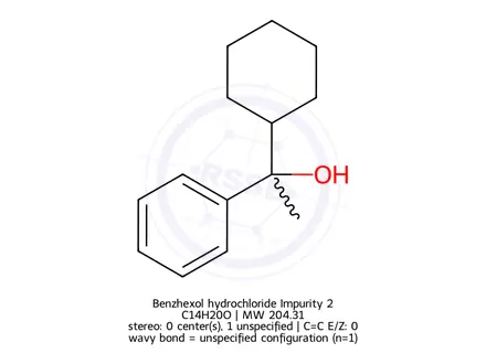 Chemical structure of Benzhexol hydrochloride Impurity 2