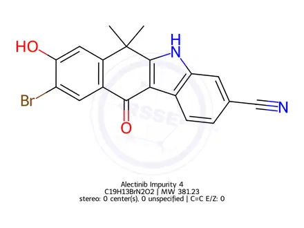Chemical structure of Alectinib Impurity 4