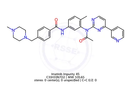 Chemical structure of Imatinib Impurity 45