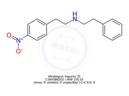 Chemical structure of Mirabegron Impurity 31
