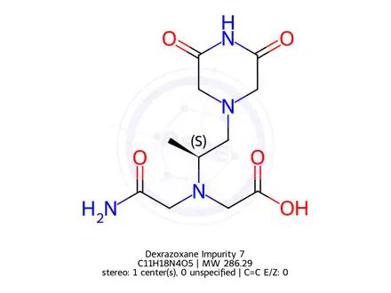Chemical structure of Dexrazoxane Impurity 7
