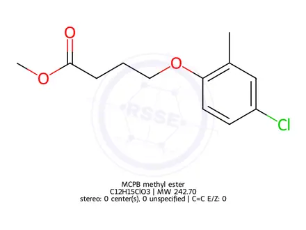 Chemical structure of MCPB Methyl Ester